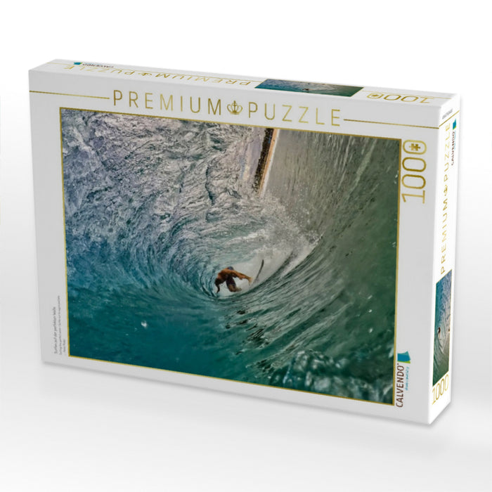 Surfen auf der perfekten Welle - CALVENDO Foto-Puzzle'