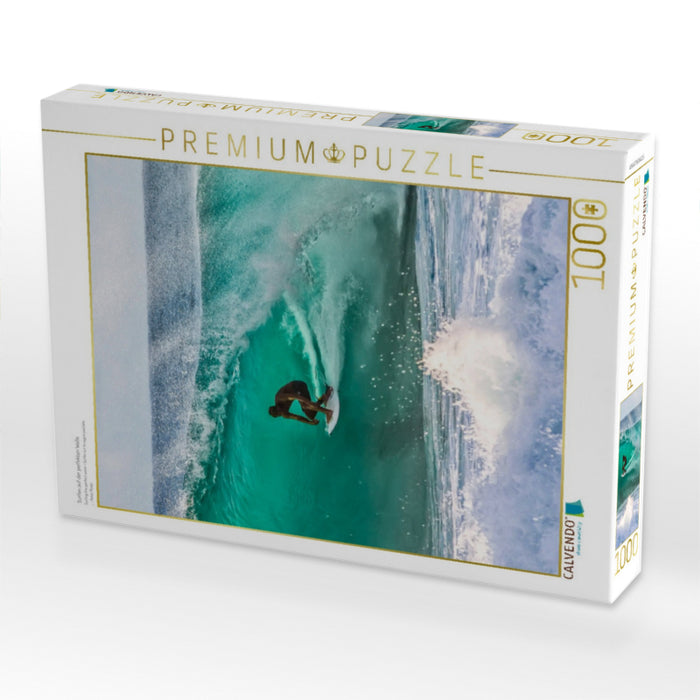 Surfen auf der perfekten Welle - CALVENDO Foto-Puzzle'