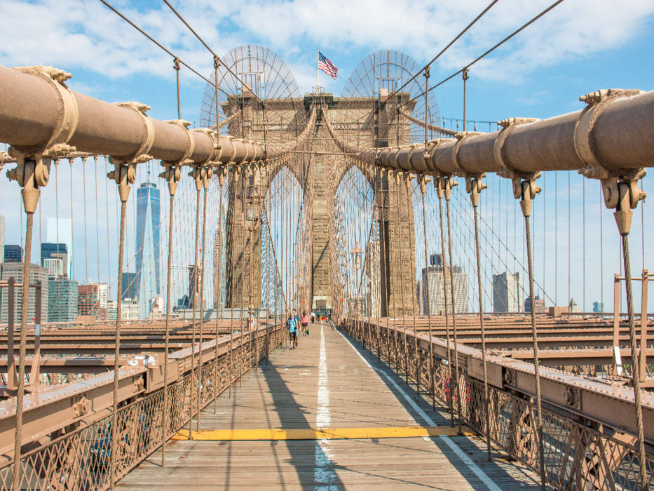 Brooklyn Bridge and Skyline - CALVENDO Foto-Puzzle'