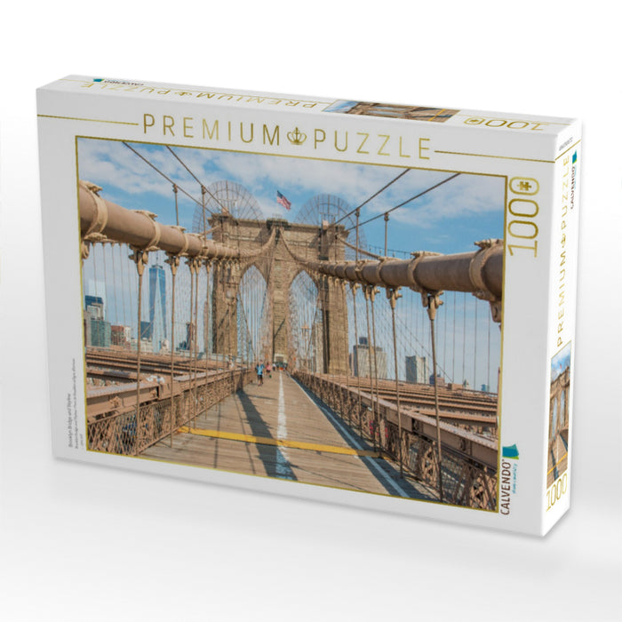 Brooklyn Bridge and Skyline - CALVENDO Foto-Puzzle'