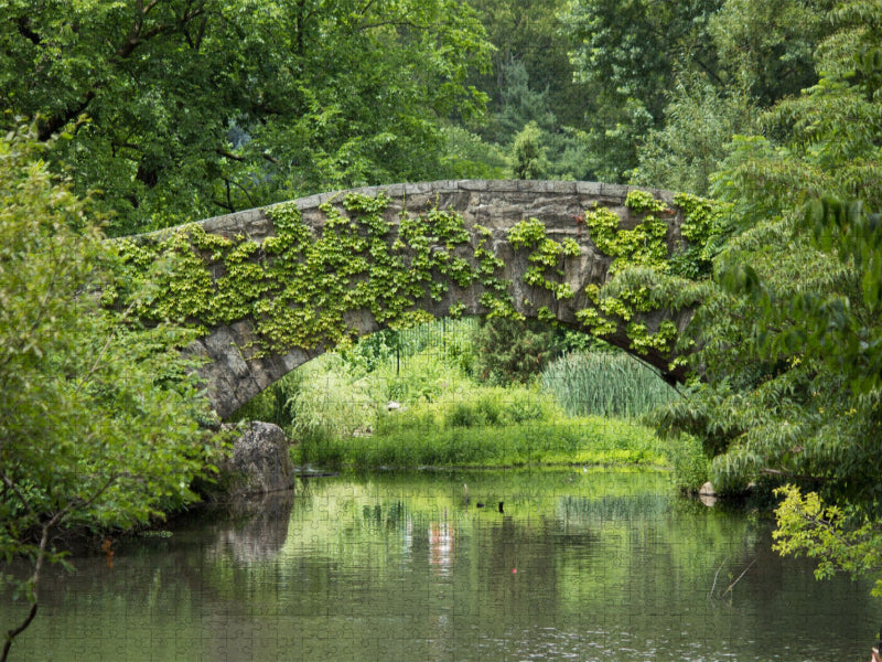 Gapstow Bridge Central Park Manhattan - CALVENDO Foto-Puzzle'