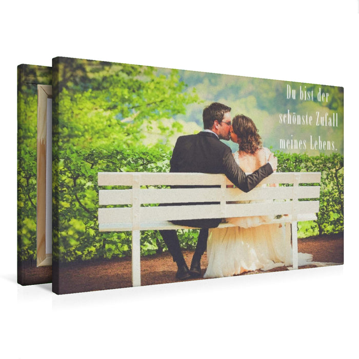Premium Textil-Leinwand Zufall