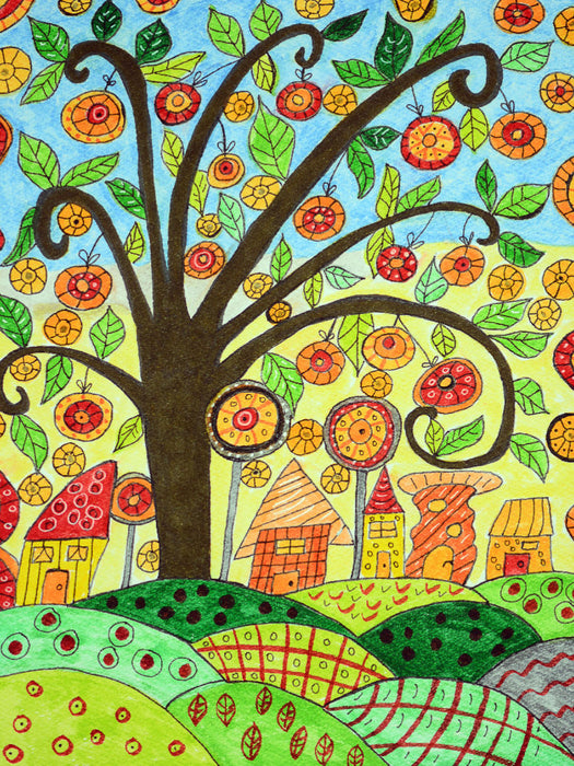 Fantasiebaum - CALVENDO Foto-Puzzle'