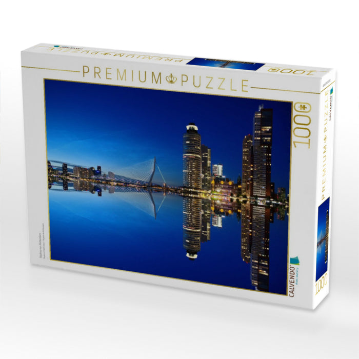 Skyline von Rotterdam - CALVENDO Foto-Puzzle'