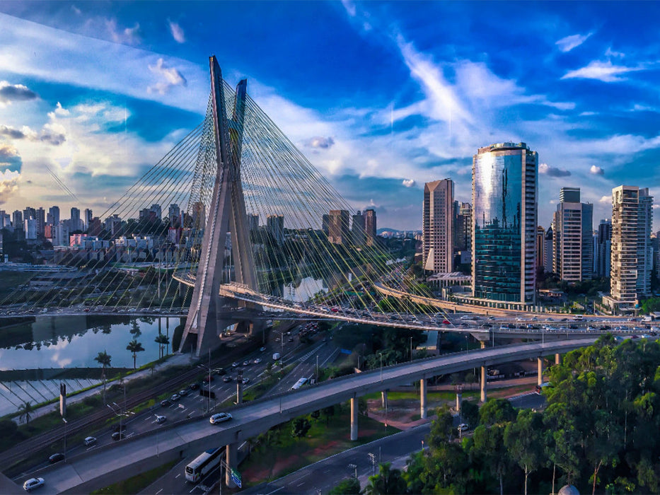Skyline von São Paulo - CALVENDO Foto-Puzzle'