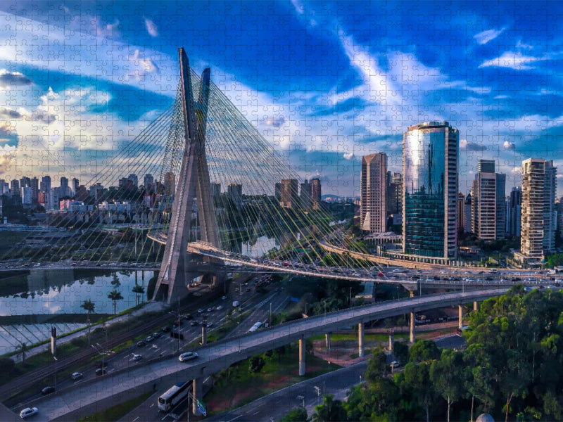 Skyline von São Paulo - CALVENDO Foto-Puzzle'