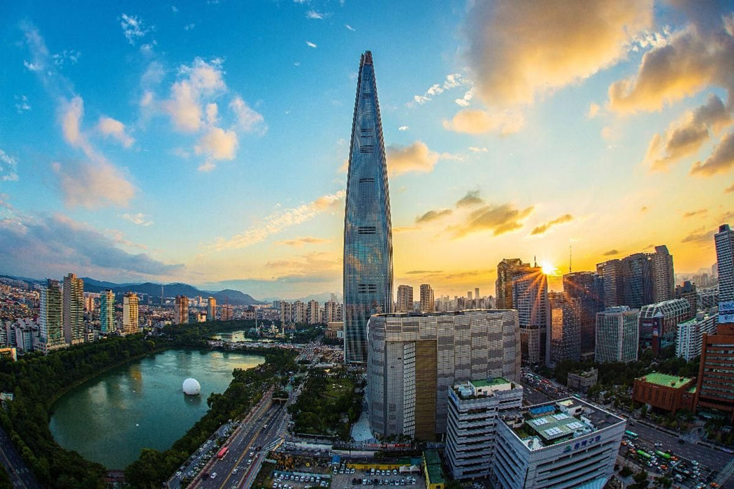 Premium Textil-Leinwand Seoul, Südkorea