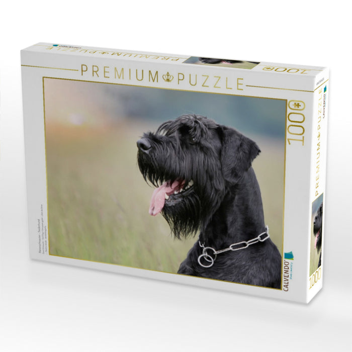 Riesenschnauzer - Seelenhund - CALVENDO Foto-Puzzle'