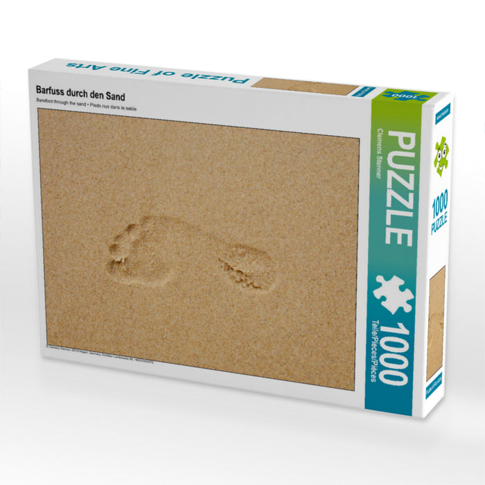 Pieds nus dans le sable - Puzzle photo CALVENDO 