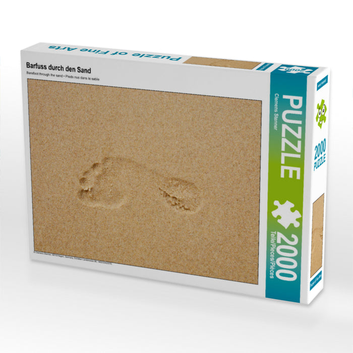 Pieds nus dans le sable - Puzzle photo CALVENDO 