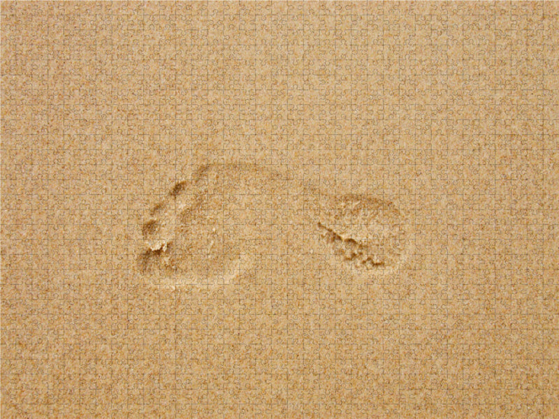 Pieds nus dans le sable - Puzzle photo CALVENDO 