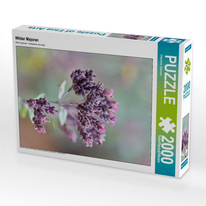 Wilder Majoran 2000 Teile Puzzle hoch - CALVENDO Foto-Puzzle'