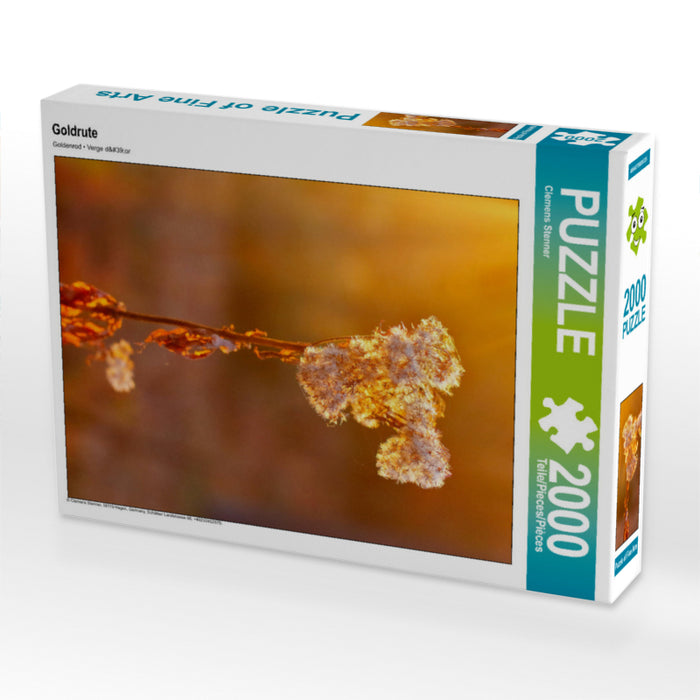 Goldrute 2000 Teile Puzzle hoch - CALVENDO Foto-Puzzle'