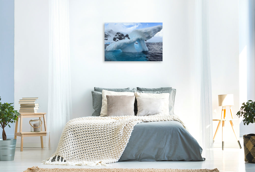 Premium Textil-Leinwand Premium Textil-Leinwand 120 cm x 80 cm quer Ein Motiv aus dem Kalender Die Antarktis / CH-Version