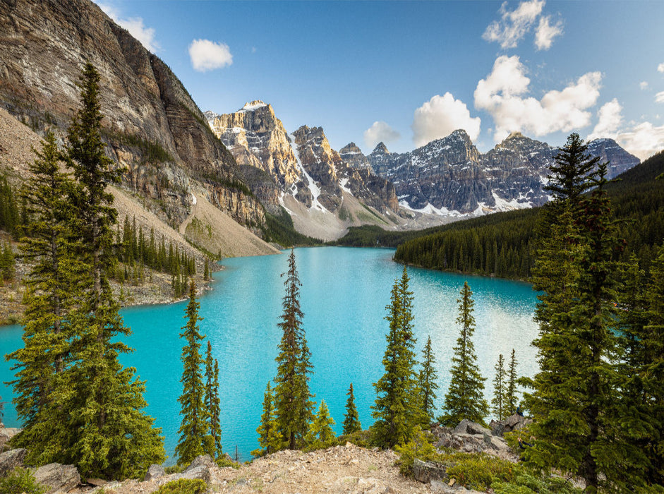 Lake Moraine 2000 Teile Puzzle quer - CALVENDO Foto-Puzzle'