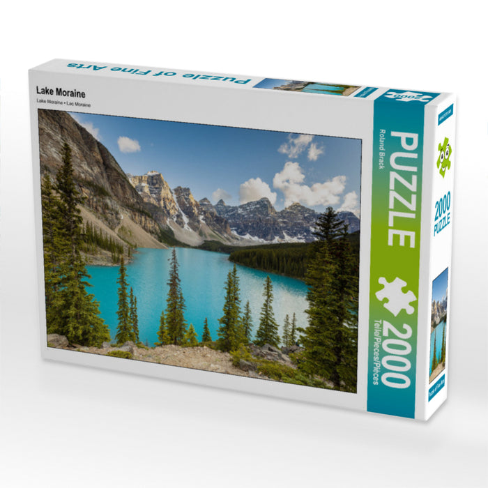 Lake Moraine 2000 Teile Puzzle quer - CALVENDO Foto-Puzzle'