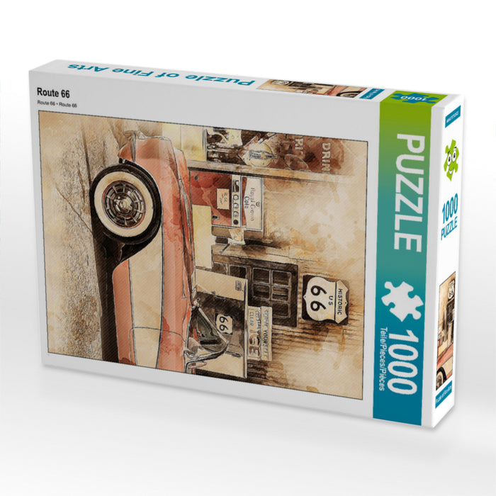Route 66 - CALVENDO photo puzzle 
