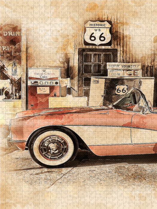 Route 66 - CALVENDO photo puzzle 