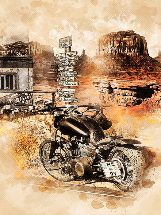 Route 66 - CALVENDO photo puzzle 