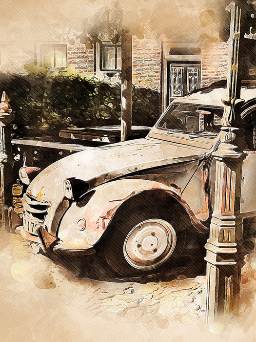 Citroen 2CV, Die Ente - CALVENDO Foto-Puzzle'