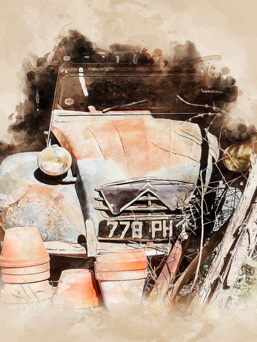 Citroën 2CV, Le Canard - Puzzle photo CALVENDO 