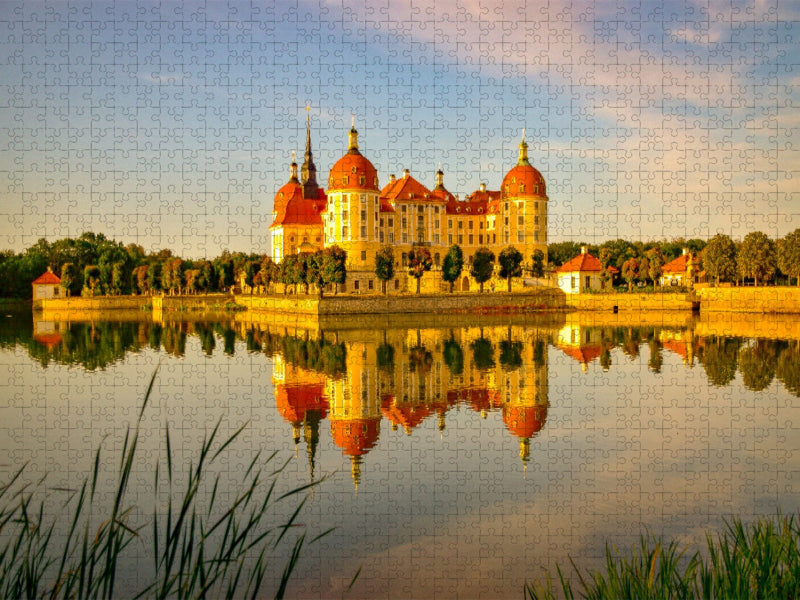 Schloß Moritzburg - CALVENDO Foto-Puzzle'