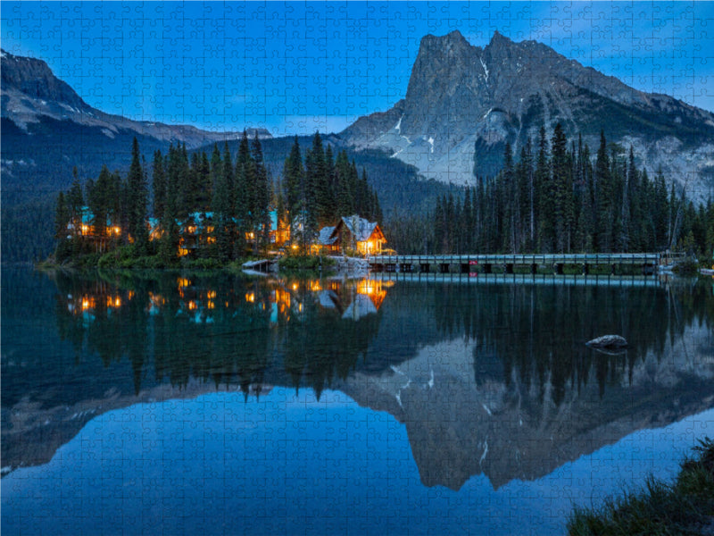 Lac Émeraude - Puzzle photo CALVENDO 