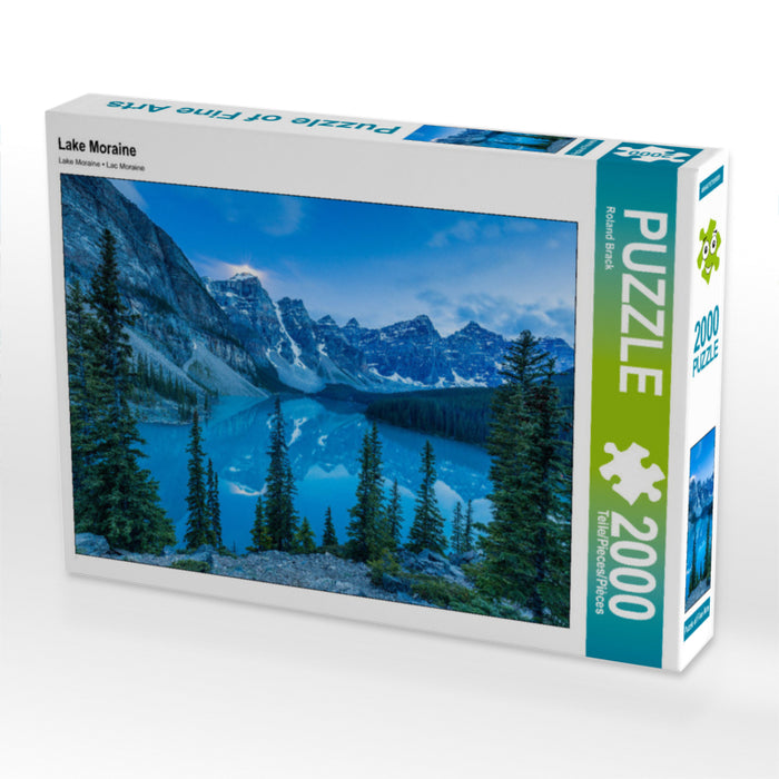 Lake Moraine 2000 Teile Puzzle quer - CALVENDO Foto-Puzzle'