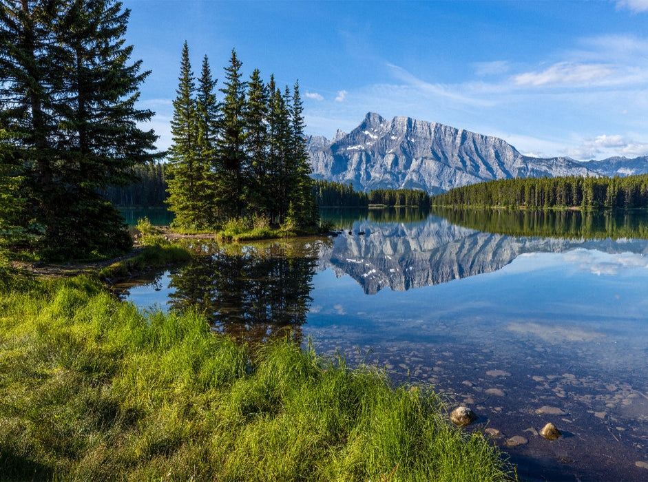 Two Jack Lake 2000 Teile Puzzle quer - CALVENDO Foto-Puzzle'