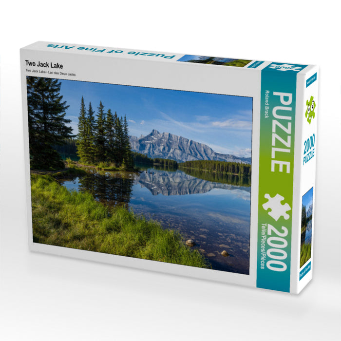 Two Jack Lake 2000 Teile Puzzle quer - CALVENDO Foto-Puzzle'
