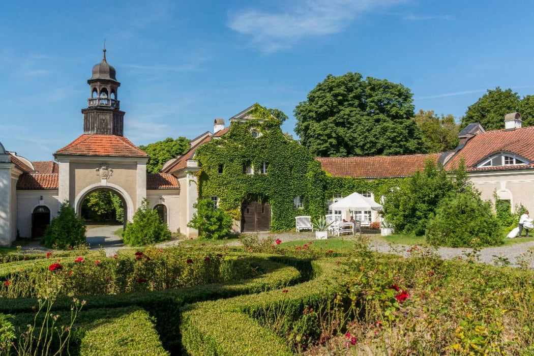 Premium Textil-Leinwand Schloss Gallingen (Galiny)