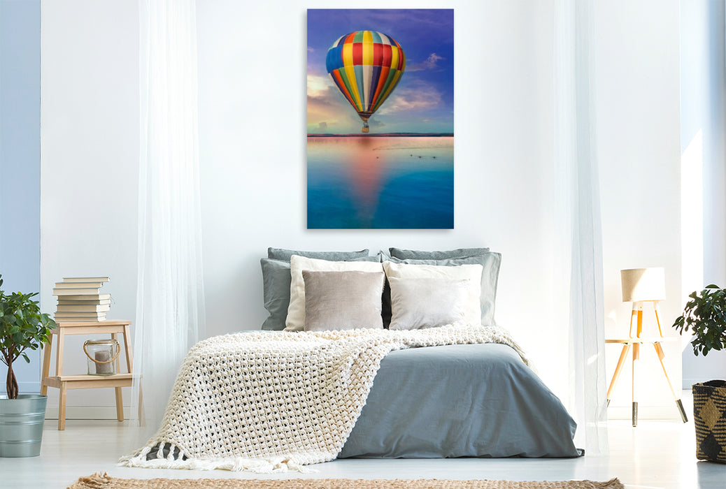 Premium textile canvas Premium textile canvas 80 cm x 120 cm high ballooning 