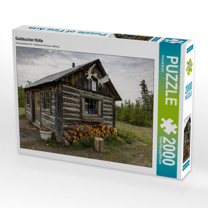 Goldsucher Hütte 2000 Teile Puzzle quer - CALVENDO Foto-Puzzle'