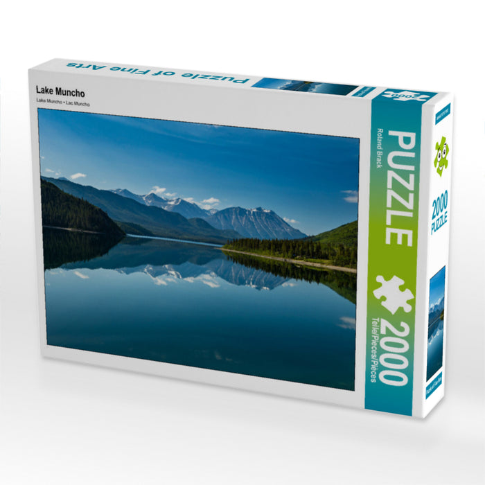 Lake Muncho 2000 Teile Puzzle quer - CALVENDO Foto-Puzzle'