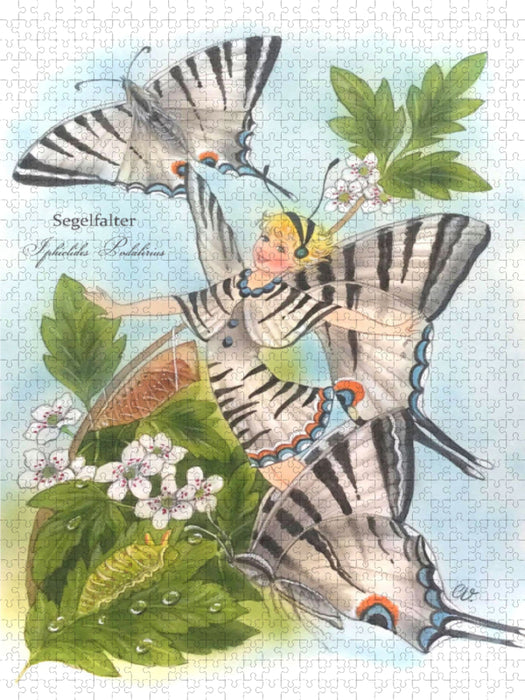 Iphiclides Podalirius – sail butterfly - CALVENDO photo puzzle 
