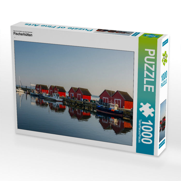 Cabanes de pêcheurs - Puzzle photo CALVENDO 