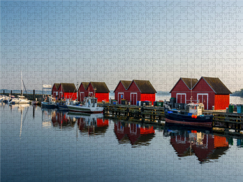 Cabanes de pêcheurs - Puzzle photo CALVENDO 