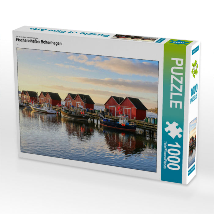 Fischereihafen Boltenhagen 1000 Teile Puzzle quer - CALVENDO Foto-Puzzle'