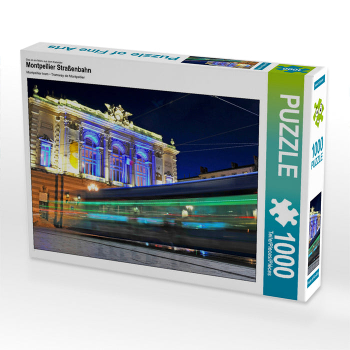 Tramway de Montpellier - Puzzle photo CALVENDO 