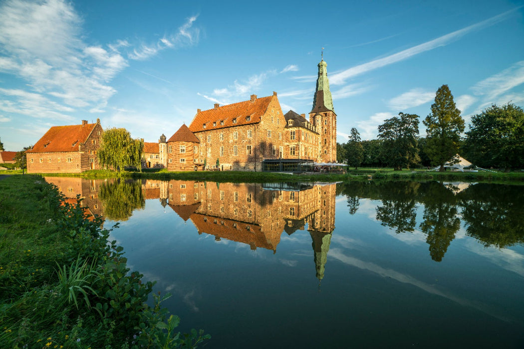 Premium Textil-Leinwand Schloss Raesfeld