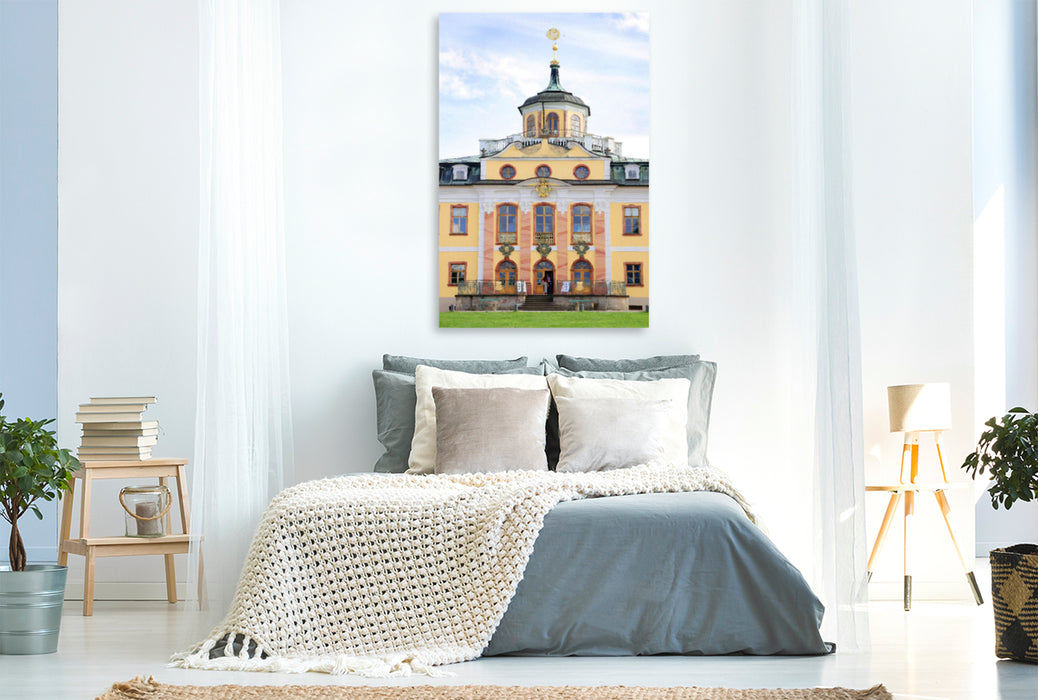 Premium Textil-Leinwand Premium Textil-Leinwand 80 cm x 120 cm  hoch Schloss Belvedere, Weimar