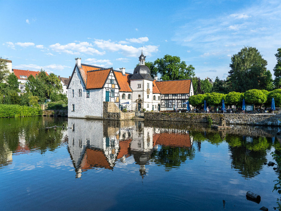 Wasserschloss Haus Rodenberg - CALVENDO Foto-Puzzle'