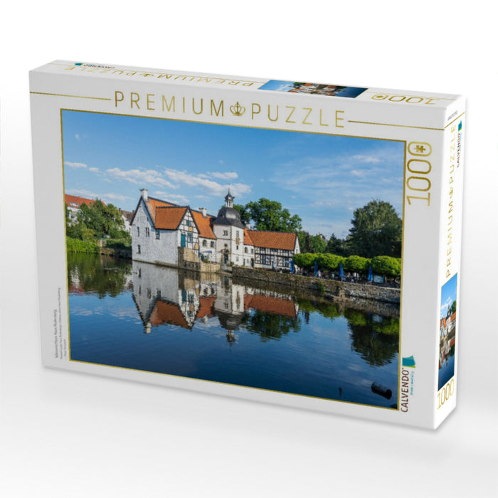 Wasserschloss Haus Rodenberg - CALVENDO Foto-Puzzle'