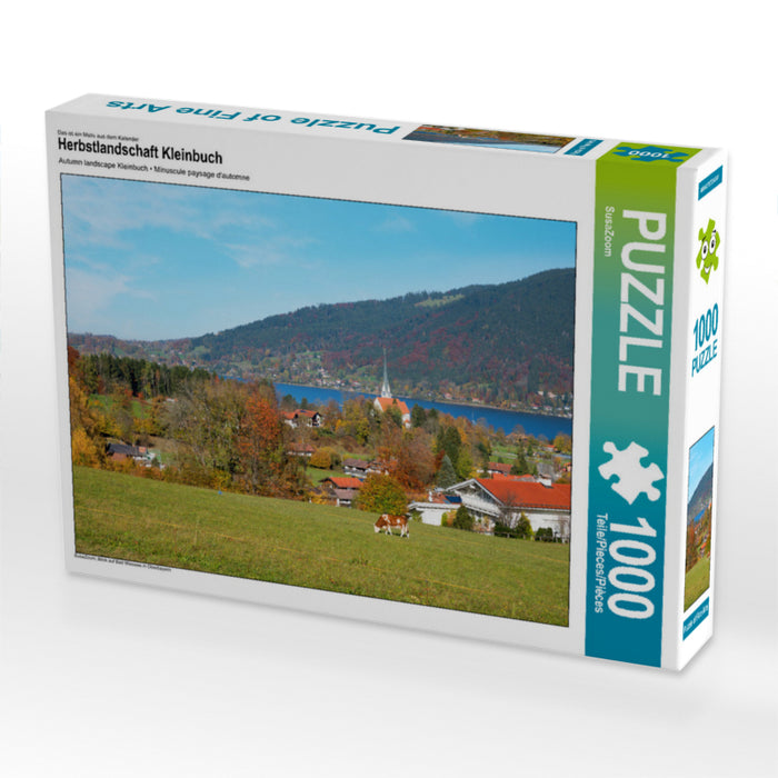 Petit livre paysage d'automne - Puzzle photo CALVENDO 