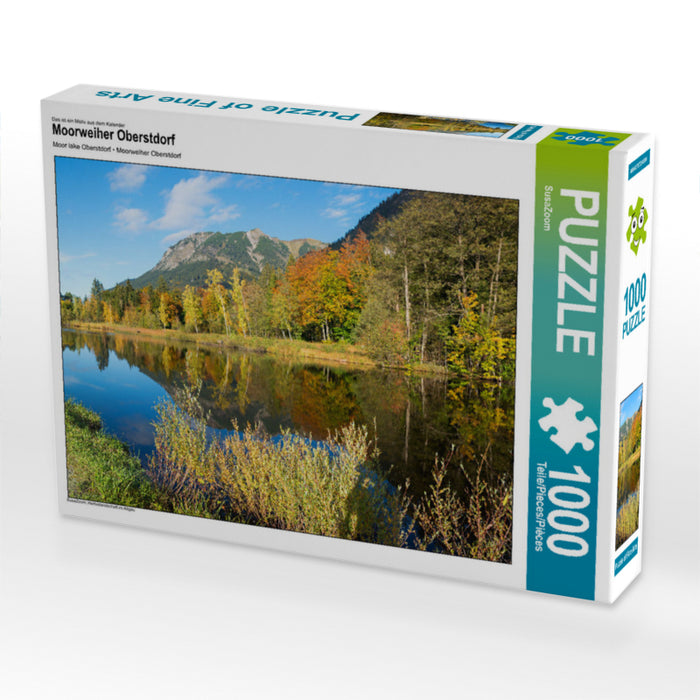 Moorweiher Oberstdorf 1000 Teile Puzzle quer - CALVENDO Foto-Puzzle'