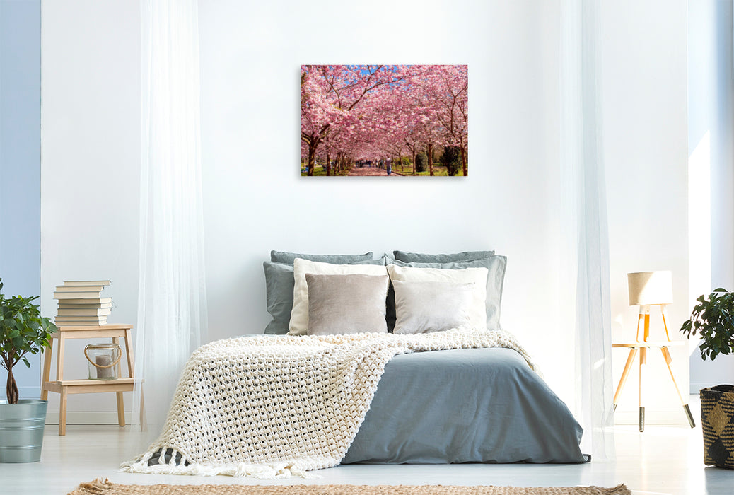 Premium textile canvas Premium textile canvas 120 cm x 80 cm landscape dream paths 