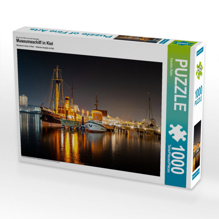 Bateau-musée à Kiel - Puzzle photo CALVENDO 