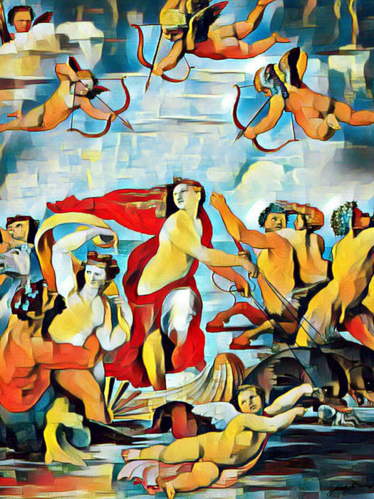 Der Triumph der Galatea - CALVENDO Foto-Puzzle'