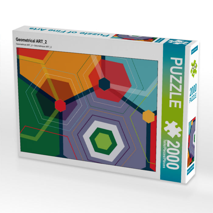 Geometrical ART_2 2000 Teile Puzzle hoch - CALVENDO Foto-Puzzle'