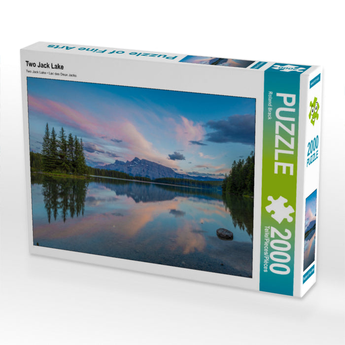 Two Jack Lake - CALVENDO photo puzzle 
